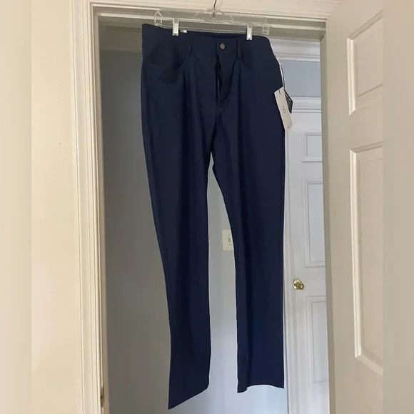 Rhoback Navy Blue Men's Delta Performance Pants